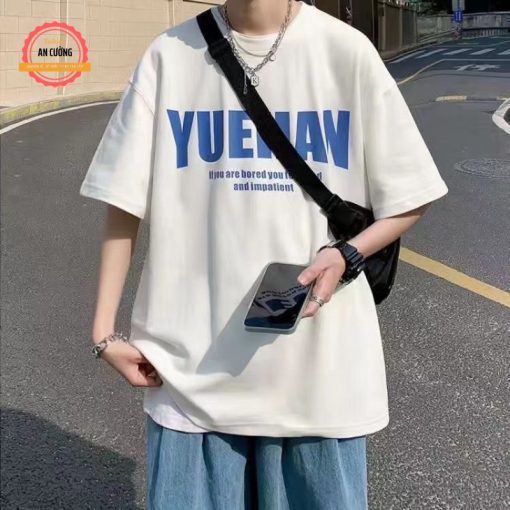 Áo thun nam, áo phông nam tay ngắn cổ tròn chất cotton dày dặn thoáng mát ATN024 - An Cường Fashion - Ảnh 4