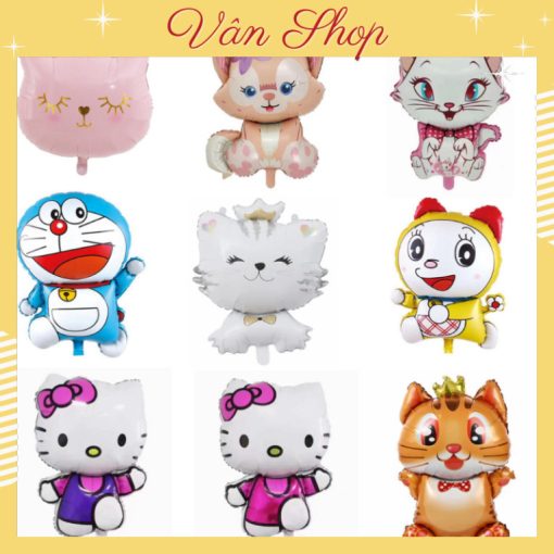 Bóng Hình Mèo Trang Trí Thôi Nôi ,Sinh Nhật Cho Bé Trai Bé Gái [ SIZE ĐẠI ] - Ảnh 2