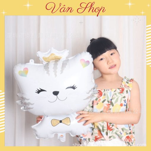 Bóng Hình Mèo Trang Trí Thôi Nôi ,Sinh Nhật Cho Bé Trai Bé Gái [ SIZE ĐẠI ] - Ảnh 3