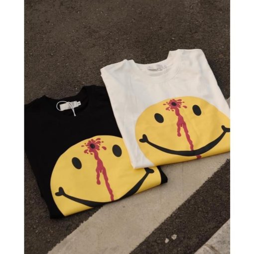 Áo Thun DEW Mặt Cười Hàng Chuẩn Hình 100% Cotton 2 Chiều Dày Dặn - Hàng Full Bọc Tag BuFaLo Clothing