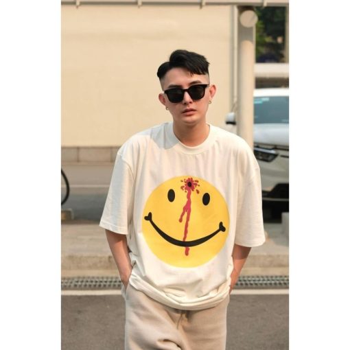 Áo Thun DEW Mặt Cười Hàng Chuẩn Hình 100% Cotton 2 Chiều Dày Dặn - Hàng Full Bọc Tag BuFaLo Clothing - Ảnh 3
