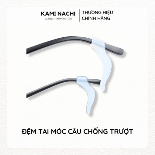 Miếng đệm làm êm tai cho kính bằng silicon siêu bền hình móc câu chống trượt KAMI NACHI - Ảnh 4