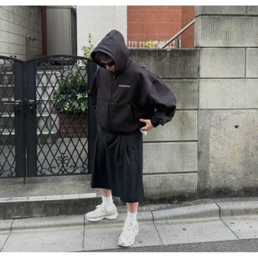 [FREESHIP] Áo Khoác Hoodie Zip Whenever Nỉ Cao Cấp, Áo Hoodie Nam Nữ Form Rộng Basic Mẫu Mới 2024 Bufalo - Ảnh 4