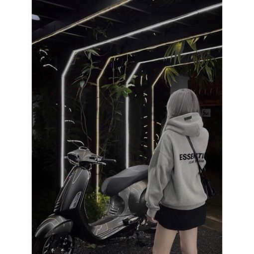 Áo Hoodie ESSENTIALS Fog, Áo Nỉ Hoodie Cao Cấp Đường Phố Unisex Form Rộng Nam Nữ -Bufalo - Ảnh 2