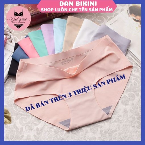 Quần Lót Nữ Đúc Su thun lạnh không đường may cao cấp , quần chip nữ mềm mại kháng khuẩn danbikini MÃ 810 - Ảnh 2
