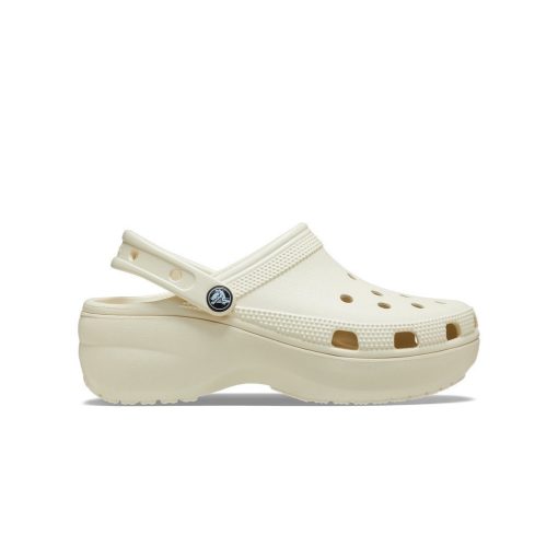 Giày Clog Nữ Crocs Platform Classic - Bone - Ảnh 3