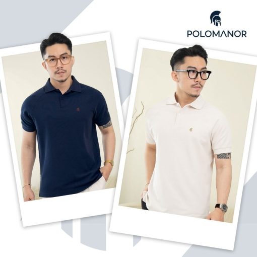 [7.7] Áo polo nam cao cấp BASIC DIAMOND, chất liệu mới CVC Diamond, thanh lịch sang trọng - POLOMANOR - Ảnh 4