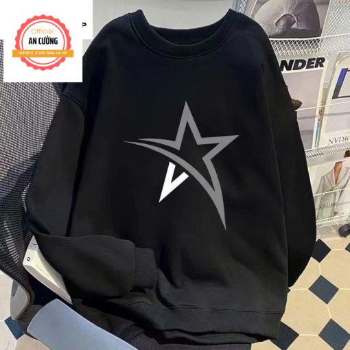 Áo sweater, áo thu đông dài tay, áo thun dài tay nam chất nỉ bông cổ tròn - An cường Official SW013 - Ảnh 2