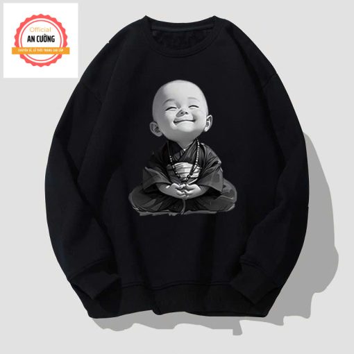 Áo sweater, áo thu đông dài tay, áo thun dài tay nam chất nỉ bông cổ tròn - An cường Official SW013 - Ảnh 6