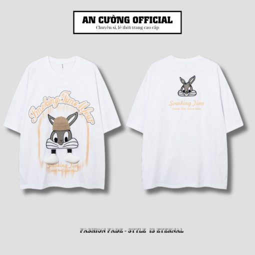 Áo thun nam unisex form rộng cao cấp tay lỡ cổ tròn chất cotton dày dặn thoáng mát - An Cường Official 12 - Ảnh 5