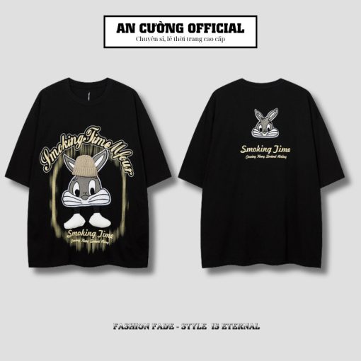 Áo thun nam unisex form rộng cao cấp tay lỡ cổ tròn chất cotton dày dặn thoáng mát - An Cường Official 12 - Ảnh 4