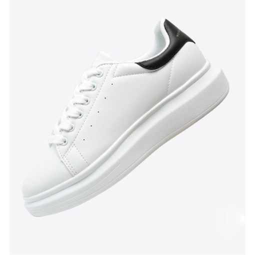 Giày sneaker đế cao nam nữ phối sọc thời trang - ALEX - Ảnh 4