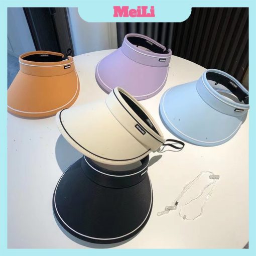 Mũ Chống Nắng thời trang MENG 🌸FREESHIP🌸 Nón Nam,Nữ Nửa Đầu rộng vành Chống UV Năng Động Trẻ Trung - Ảnh 2