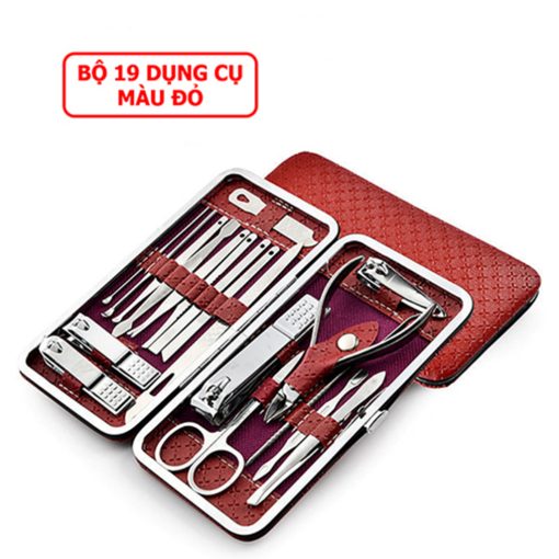 Bộ Dụng Cụ Cắt Móng Tay19 Món Bằng Thép Không Gỉ - Ảnh 3