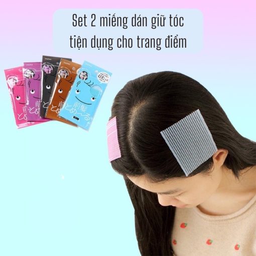 Set 2 Miếng Dán Cố Định Tóc Nhiều Màu Sắc - Ảnh 5
