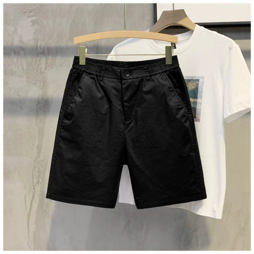 Quần short nam KAKI GIÓ cạp chun pha cúc trẻ trung - Ảnh 5