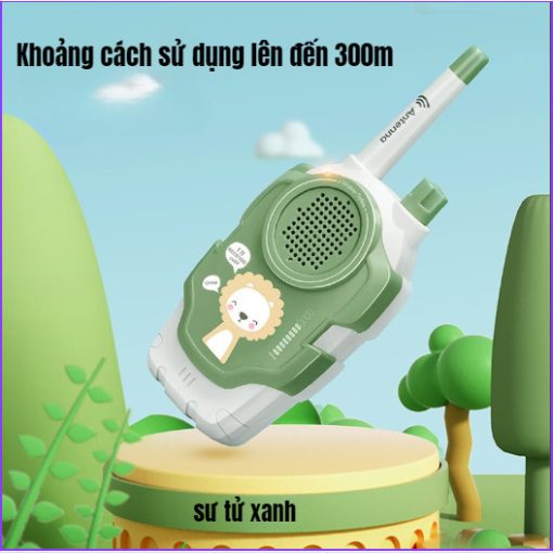 Bộ đàm đồ chơi cho bé combo 2 chiếc đa chiều 2 kênh phạm vi 300m cho trẻ vui chơi - Ảnh 4