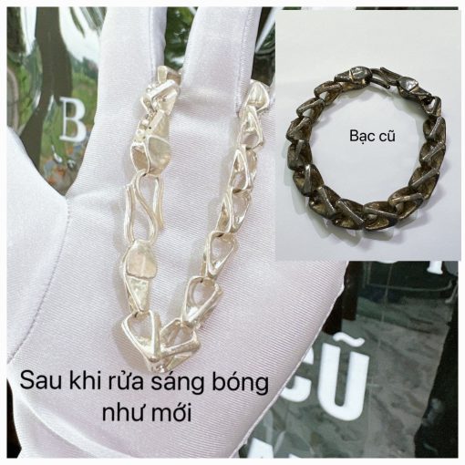 Nước rửa trang sức bạc Bảo Tín Thanh Thủy, dung dịch làm sáng bóng bạc như mới 20 ml - Ảnh 3