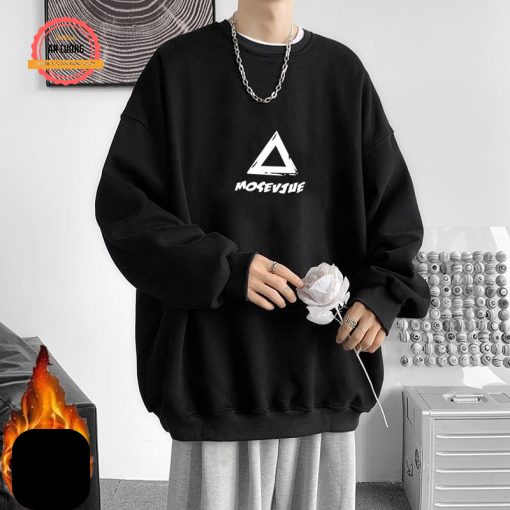 Áo sweater áo thu đông dài tay nam chất nỉ cào bông cổ tròn - An Cường Fashion - Ảnh 4