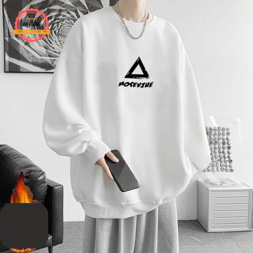 Áo sweater áo thu đông dài tay nam chất nỉ cào bông cổ tròn - An Cường Fashion - Ảnh 5