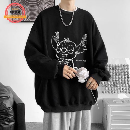 Áo sweater dài tay thu đông nam chất nỉ cào bông cổ tròn - An Cường Fashion - Ảnh 4
