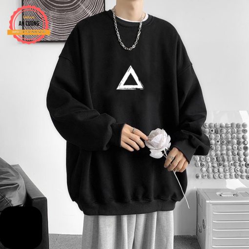 Áo sweater dài tay thu đông nam chất nỉ cào bông cổ tròn - An Cường Fashion - Ảnh 6