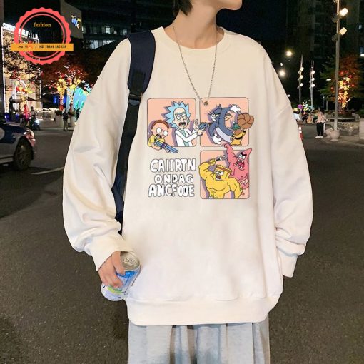 Áo sweater, áo thu đông dài tay, áo thun dài tay nam nữ chất nỉ cào bông cổ tròn SWEATER09 - An Cường Fashion - Ảnh 3