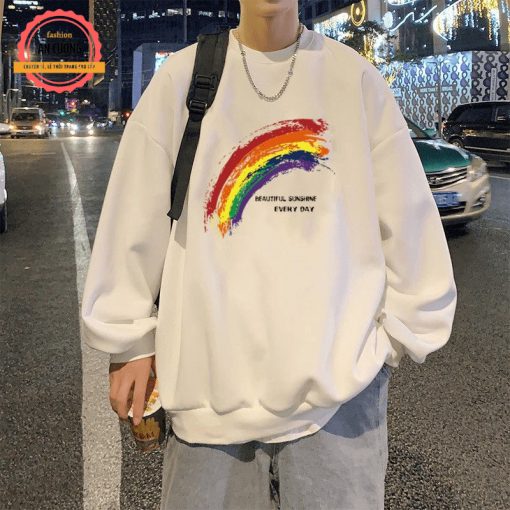 Áo sweater thu đông dài tay nam nữ chất nỉ cào bông cổ tròn - An Cường Fashion - Ảnh 3