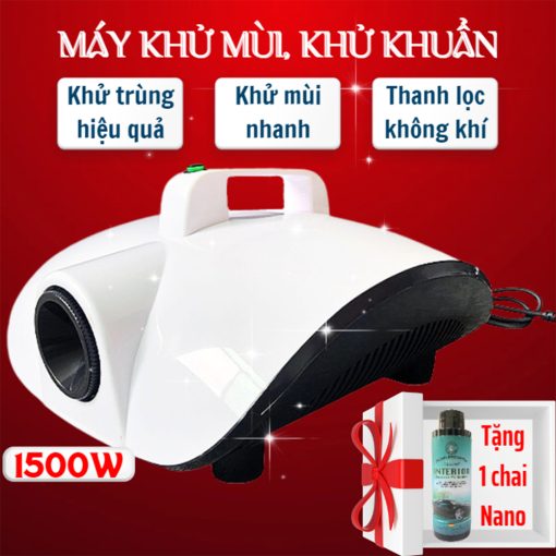 Máy Khử Mùi Khử Khuẩn Nano 1500W Dedrik Brewster Diệt Vi Khuẩn, Đánh Bay Mùi Hôi Ẩm Mốc Trên Xe Ô Tô - Ảnh 2