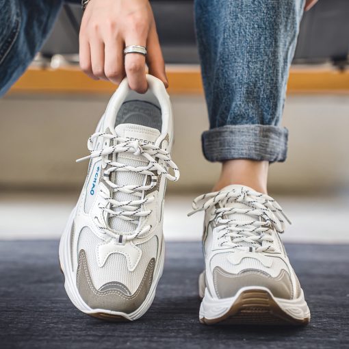 Giày Sneaker Nam Thể Thao GChao Viền Phản Quang phong cách hiện đại - Ảnh 4