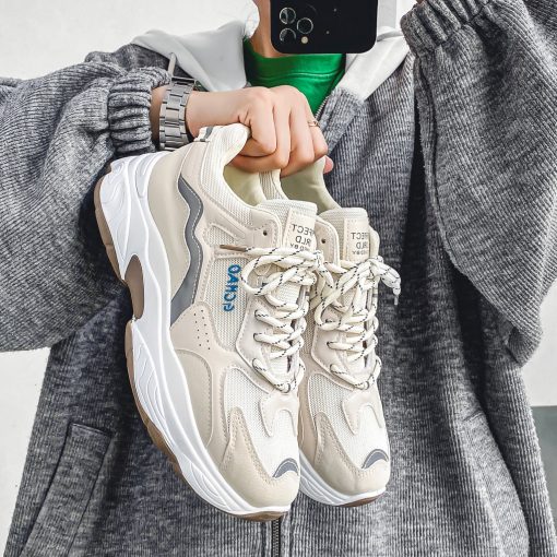 Giày Sneaker Nam Thể Thao GChao Viền Phản Quang phong cách hiện đại - Ảnh 3