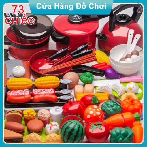 80 Bộ Đồ Chơi Nhà Bếp Đồ Chơi Trẻ Em Nhà Bếp Thiết Bị Nhà Bếp Đồ Chơi Trẻ Em Mẹo Nấu Ăn Và Kỹ Năng Sống Cơ Bản - Ảnh 2