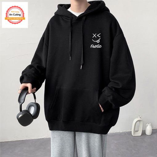 Áo khoác hoodie, áo hoodie nam nữ chất nỉ dày form rộng có mũ giá rẻ HOODIE40 - Thời trang An Cường - Ảnh 2