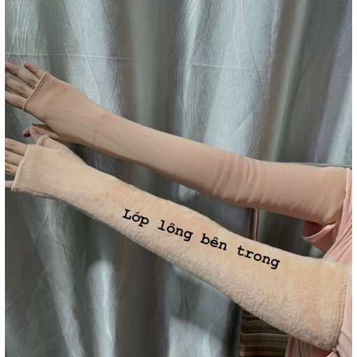 Ống tay Ủ KEM , CHỐNG NẮNG LÔNG NHUNG CAO CẤP siêu mềm mịn - Ảnh 3