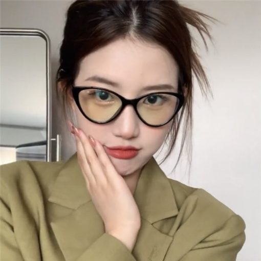 [Chicbond] Kính thời trang nữ mắt mèo chống ánh sáng xanh và tia UV - Phong cách Hàn Quốc - Kính checkin, du lịch, selfi - Ảnh 4
