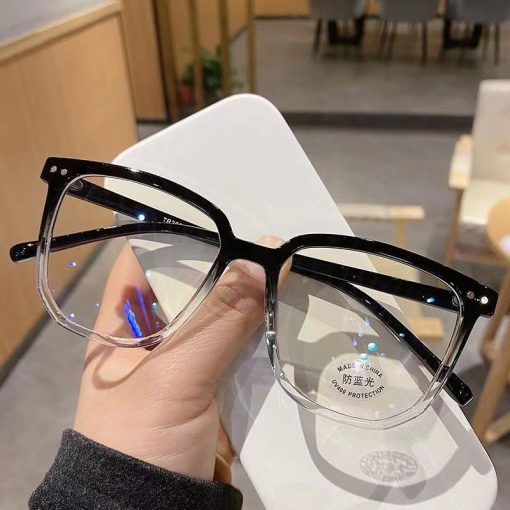 [ChicBond] Kính thời trang Unisex Mắt Kính Nửa Gọng Vuông Chống Ánh Sáng Xanh Phong Cách Hàn Quốc - Ảnh 2