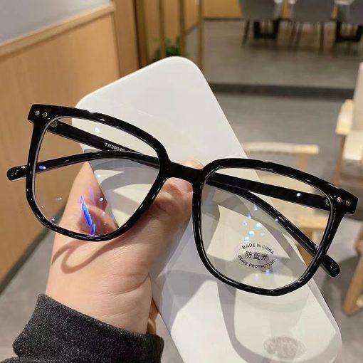 [ChicBond] Kính thời trang Unisex Mắt Kính Nửa Gọng Vuông Chống Ánh Sáng Xanh Phong Cách Hàn Quốc - Ảnh 3
