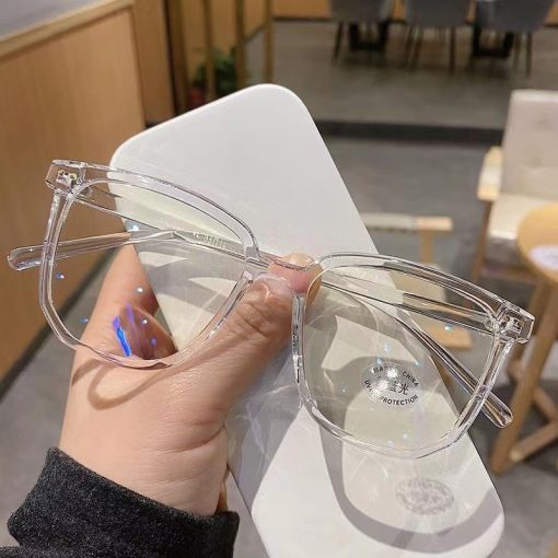 [ChicBond] Kính thời trang Unisex Mắt Kính Nửa Gọng Vuông Chống Ánh Sáng Xanh Phong Cách Hàn Quốc - Ảnh 4