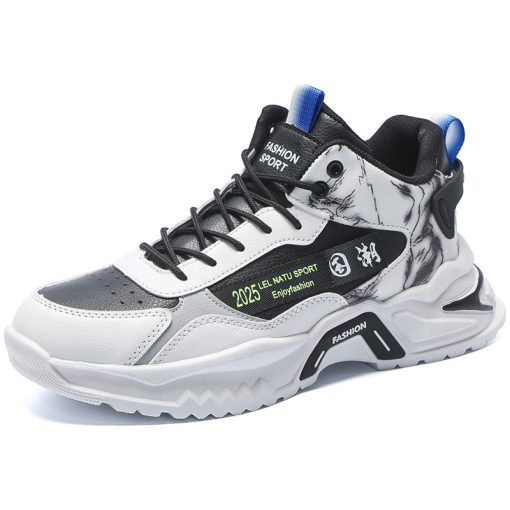Giày Sneaker Thể Thao Nam Cổ  Cao Đế Cao 5cm Đẹp Thời Trang Phong Cách Cool Ngầu Hàn Quốc  A760 - Ảnh 4