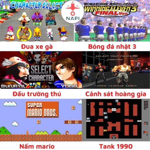 Game Stick 3D X2 PRO chơi PSP, PSx 41000 game HDMI điện tử 4 nút máy chơi game cầm tay không dây - Ảnh 4