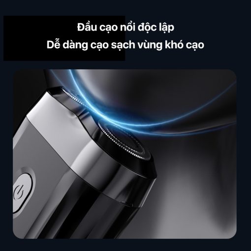 Máy cạo râu Enchen Mini 6 lưỡi dao kép mỏng, chống nước IPX7, pin sử dụng đến 2 tháng - BH 6 tháng - Ảnh 5