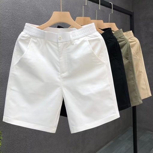 Quần short nam KAKI GIÓ cạp chun pha cúc trẻ trung - Ảnh 2