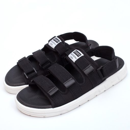 (Có 3 Màu) Sandal nữ nam 3 quai trơn cao cấp Fullsize 35-44 - dép quai hậu học sinh mới về - Ảnh 4