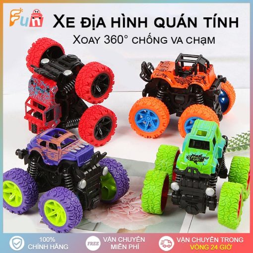 Xe Địa Hình Quán Tính Dẫn Động 4 Bánh Xe Đồ Chơi Con Trai - Ảnh 2