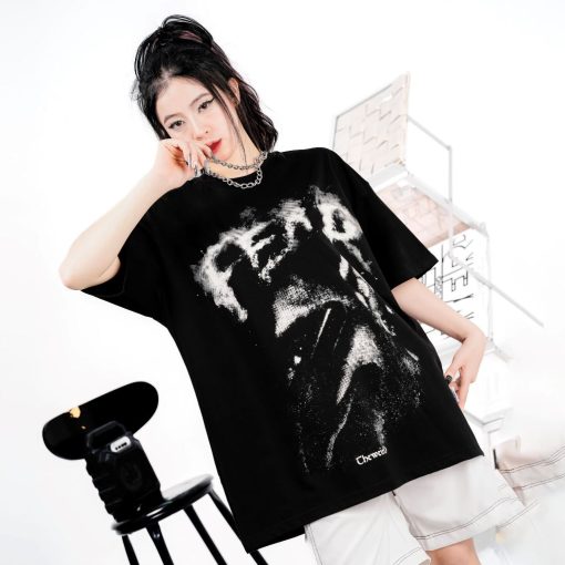 LOCAL BRAND Áo thun The Weird Phong Cách Unisex Form Rộng ATK893 - Ảnh 6