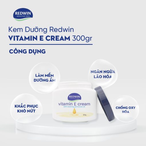 Kem dưỡng Redwin Vitamin E Cream Chính Hãng 300g - Ảnh 4