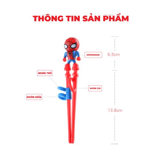 Đũa tập ăn cho bé Kiry Store đũa cho bé đũa tập gắp thức ăn đũa tập ăn dặm cho bé đũa cho bé 2 tuổi xỏ ngón cao cấp - Ảnh 3