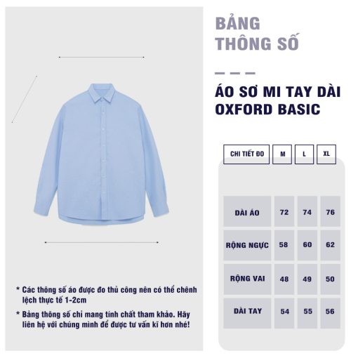 Áo Sơ Mi Trơn Tay Dài Nam Nữ Hàn Quốc Local Brand KATHOLIC Chất Liệu Oxford Form Rộng 3 Màu Trắng, Hồng, Xanh KAT019 - Ảnh 4