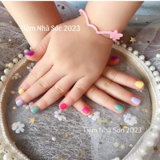 Sét 12-24 lọ sơn móng tay lột được sơn móng tay tự bong tiện dụng cho bé gái Tiệm Nhà Sóc - Ảnh 4