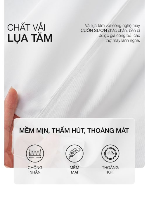 Áo sơ mi nam tay dài JBAGY Pastel sơ mi trắng form rộng, vải lụa tăm cao cấp phong cách Hàn Quốc - Ảnh 5